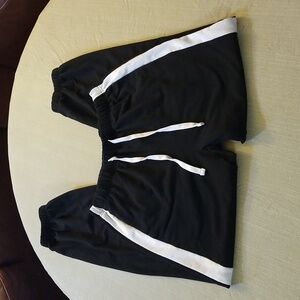 Robzoof Black Sweatpants With White Stripe